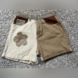 Brown and Tan Shorts